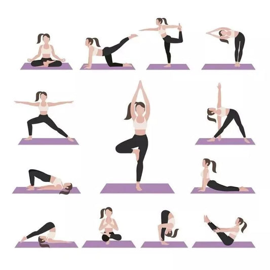 New Product! Extra Thick Large Yoga Mat Gym Workout Fitness Pilates Physio Exercise Non Slip