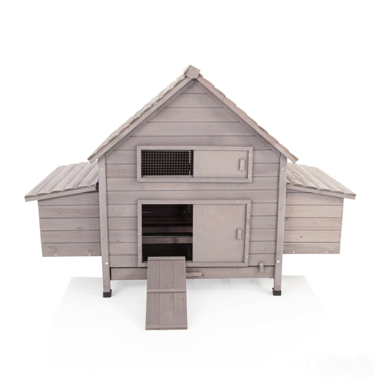 Chicken Coop ARK in Grey Pet Hen House Poultry Ark Run Coup