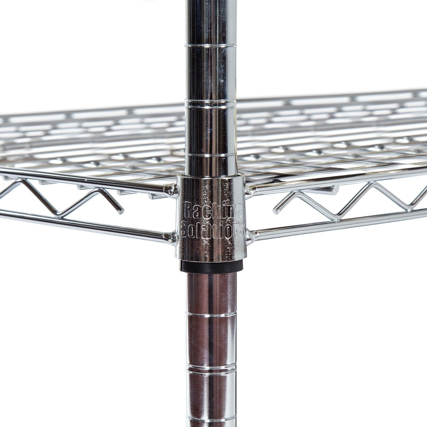 HEAVY DUTY Chrome Wire 5 Tier Shelving Unit Kitchen/Office/Retail 500KG per Unit