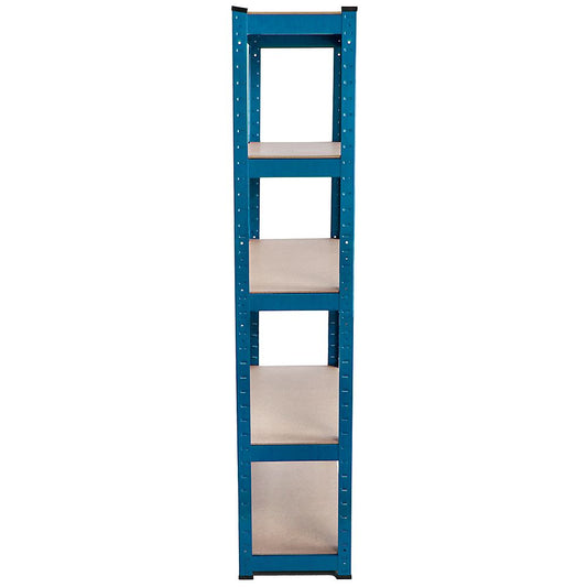 180 x 90 x 40cm (70.8 x 35.4 x 15.7 inches) Blue 5 Tier Racking Shelf Heavy Duty Garage Shelving Galvanised Storage Shelves