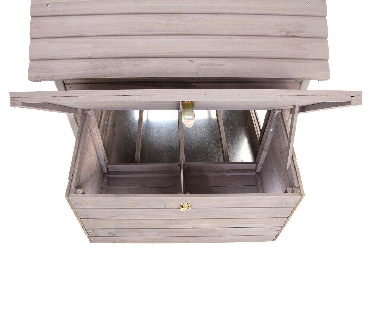 Chicken Coop ARK in Grey Pet Hen House Poultry Ark Run Coup