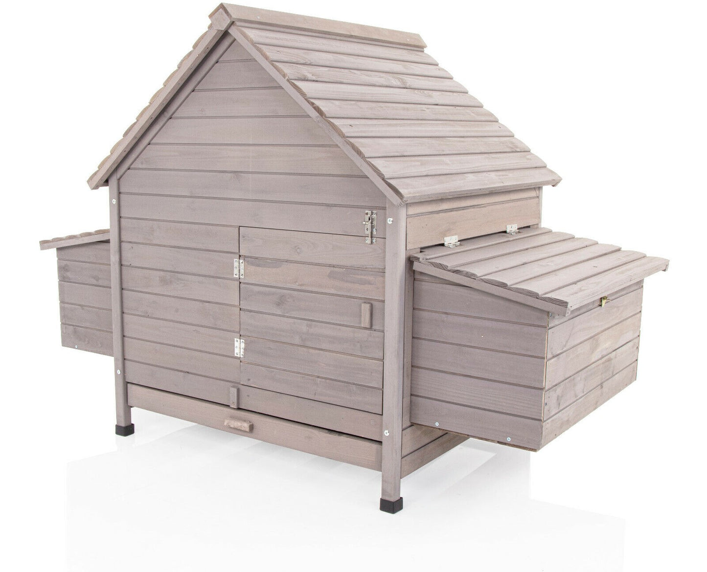 Chicken Coop ARK in Grey Pet Hen House Poultry Ark Run Coup