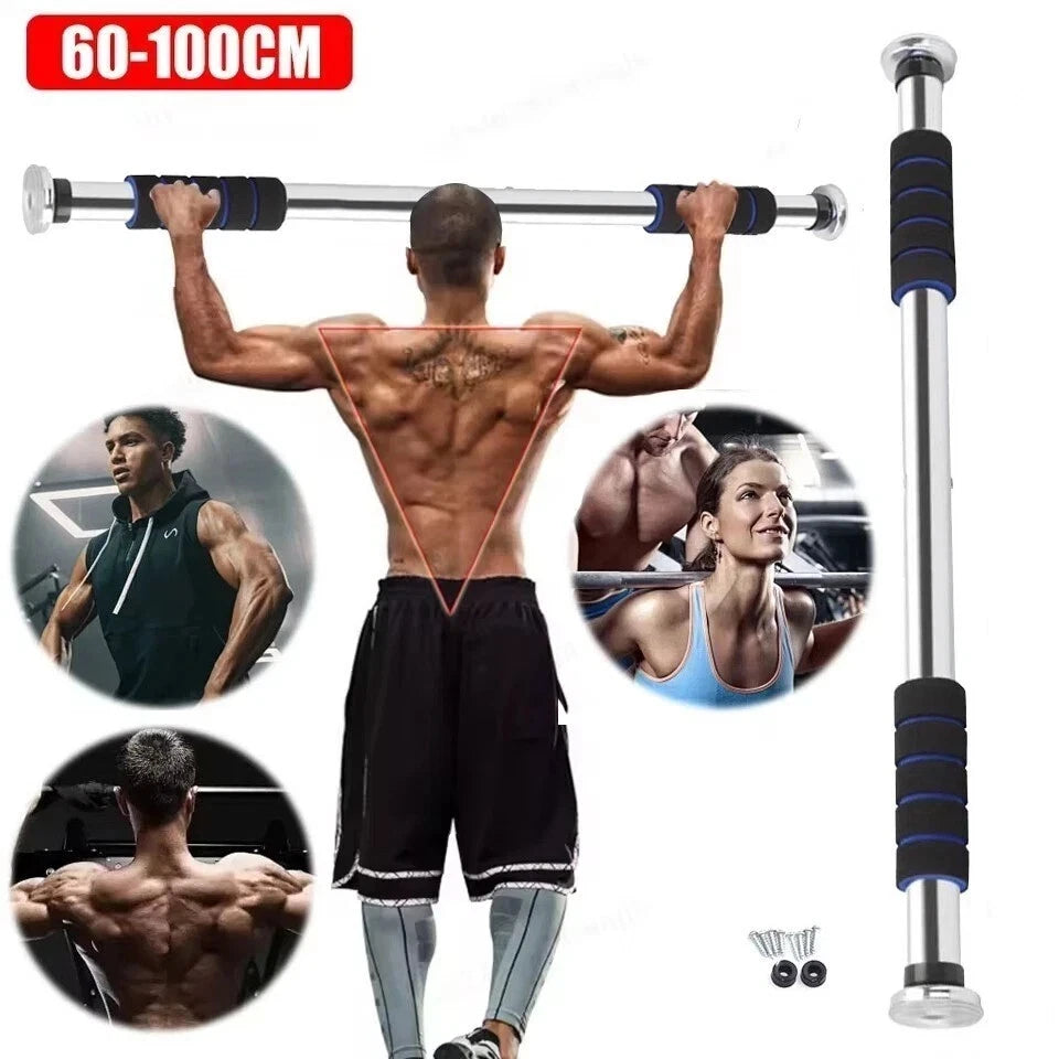 New Product! Doorway Pull Up Bar Chin Up Home Gym Upper Body Abs Fitness Strength Trainer UK