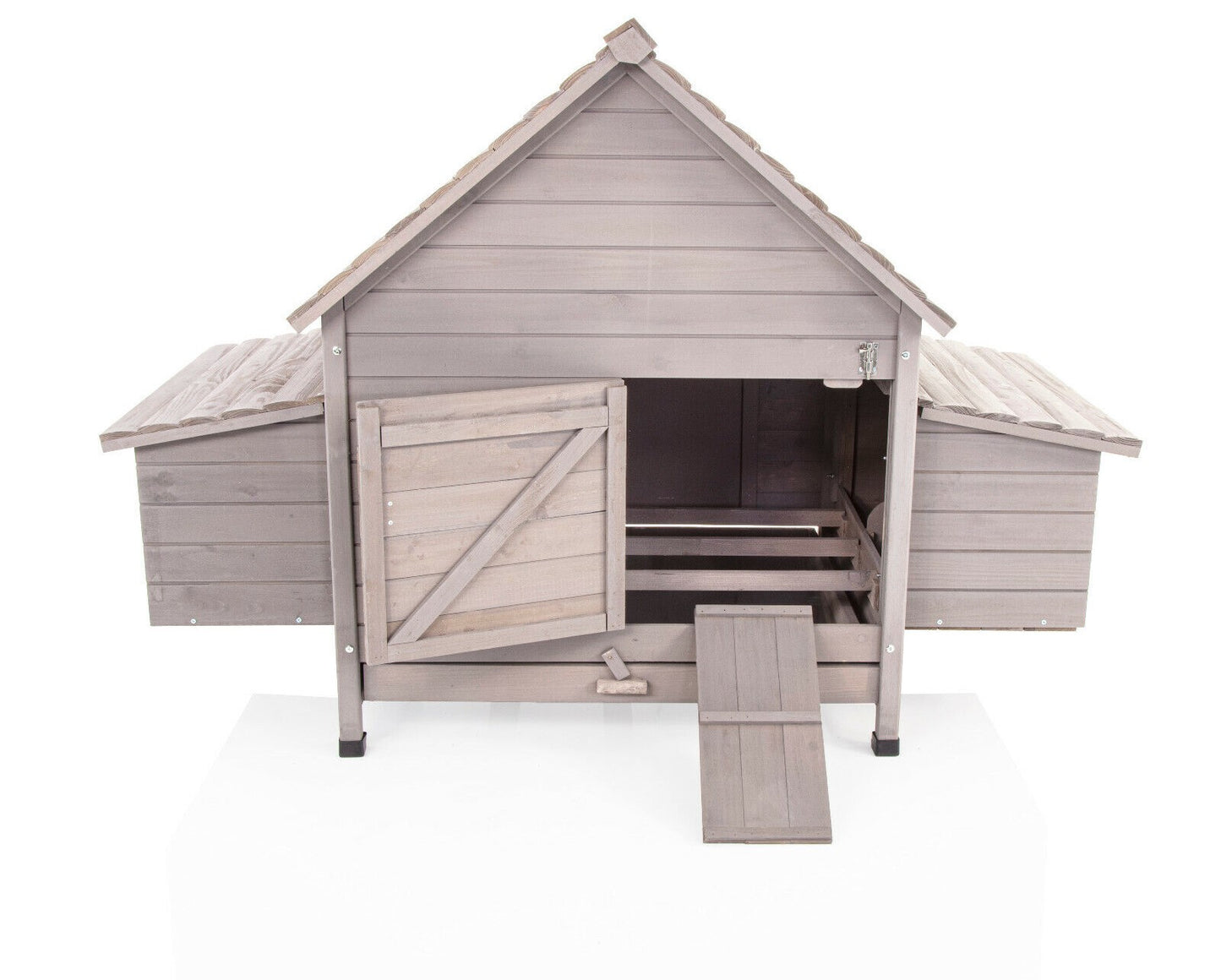 Chicken Coop ARK in Grey Pet Hen House Poultry Ark Run Coup