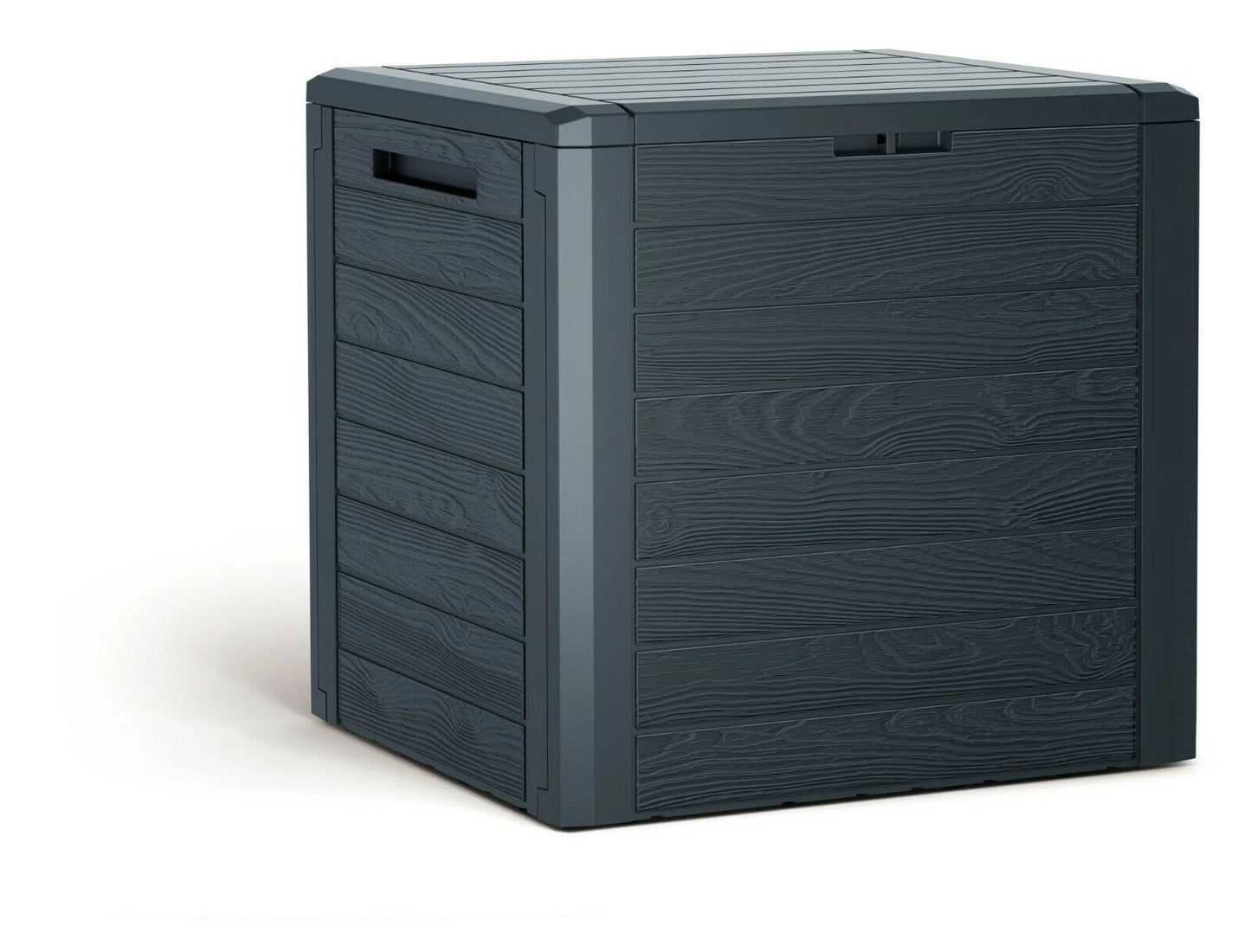 140 Litre Compact Plastic Outdoor Balcony Patio Garden Storage Box Waterproof