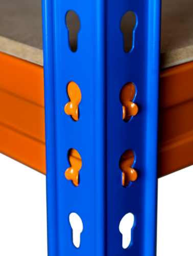 Industrial Warehouse Racking Garage Storage Workshop Shelves 180 x 150 x 60d cm Metal Shelving Units 1.2mm Thick Steel 350kg per Shelf