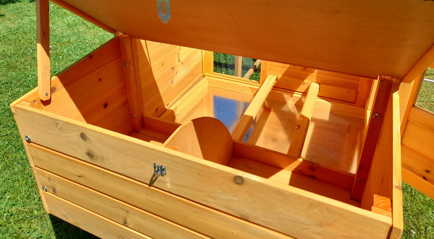Chicken Coop & Run With Solid Roof – 3000XWR
