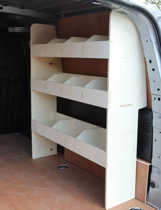 Vauxhall Combo LWB 2019+ Van Racking Tool Storage Shelving OS Rear