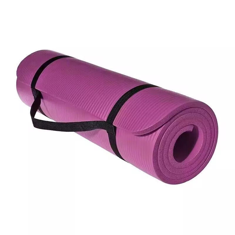 New Product! Extra Thick Large Yoga Mat Gym Workout Fitness Pilates Physio Exercise Non Slip