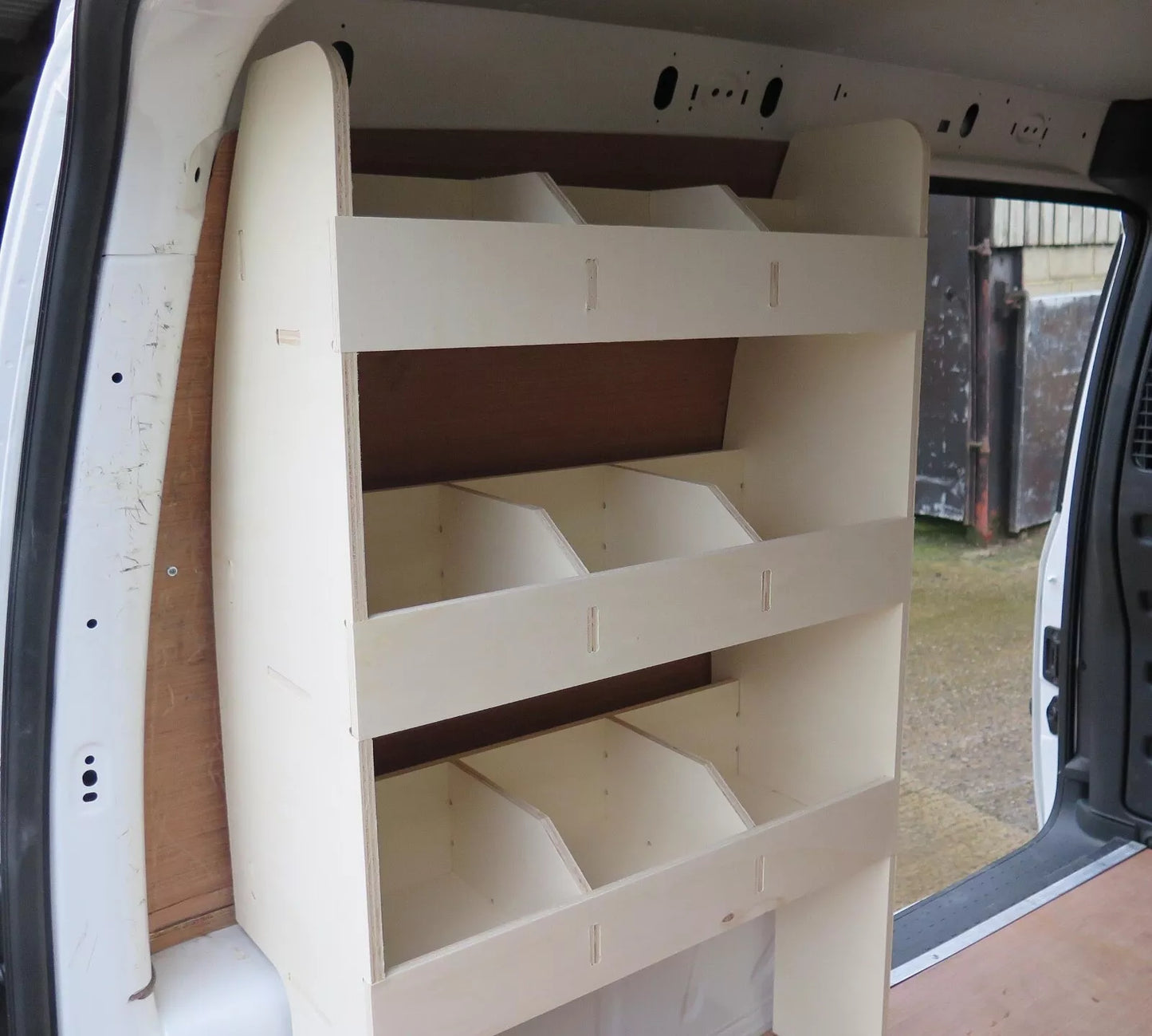 VW Caddy SWB (2004-2020) Van Racking Shelving Tool Storage Passenger Side