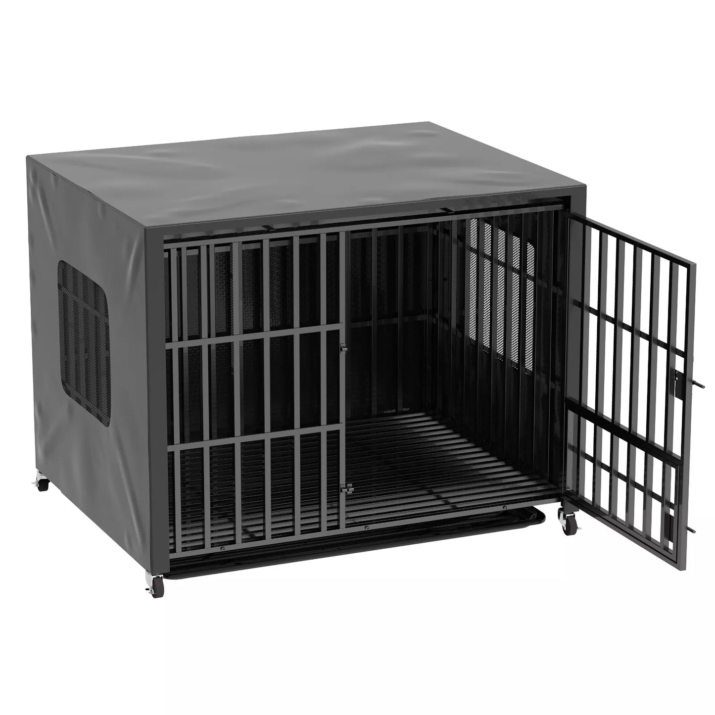 Waterproof Cover for Heavy Duty Pet Dog Cage Strong Metal Crate Kennel