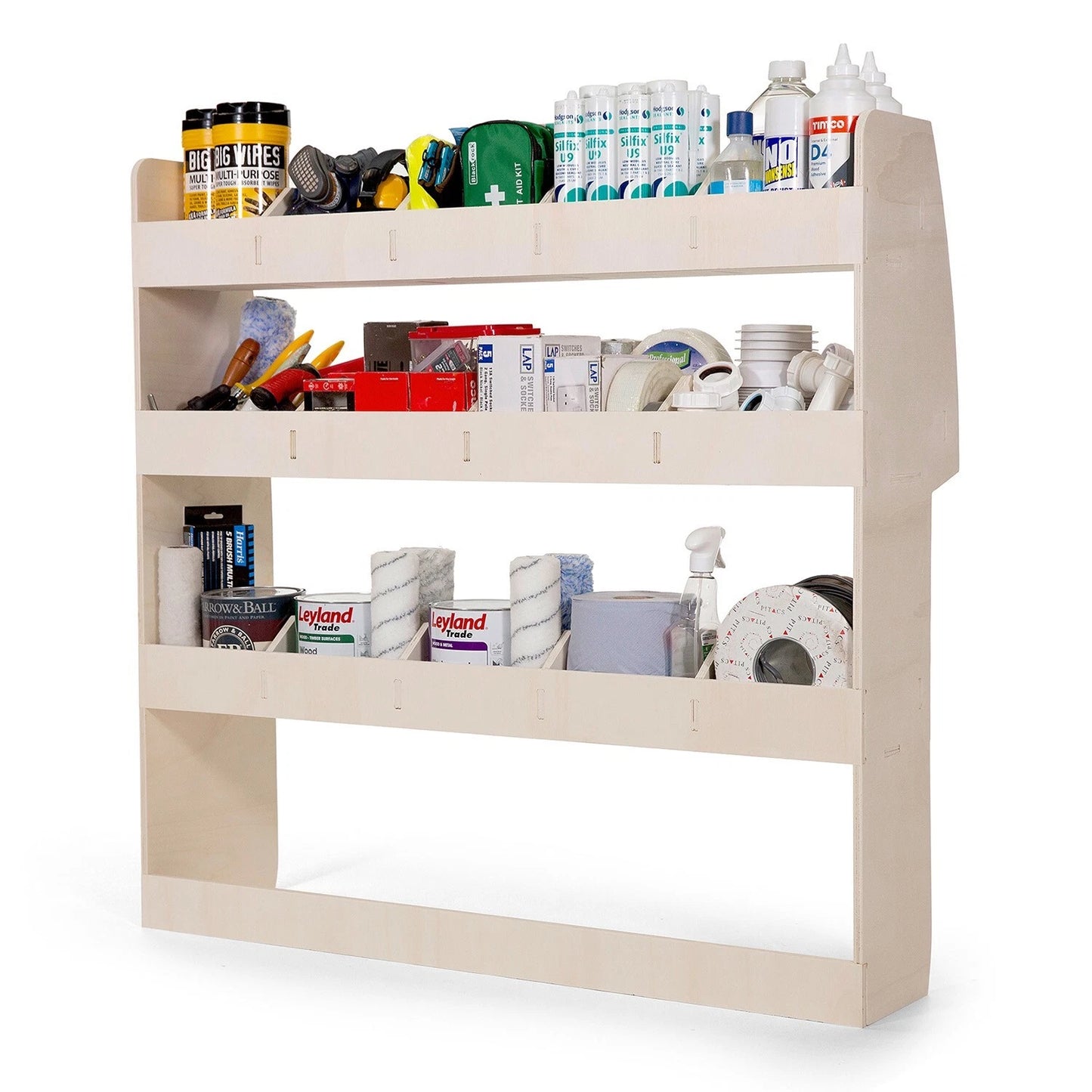 Vauxhall Combo SWB 2019+ Driver Side Van Racking Tool Storage Shelving Organiser