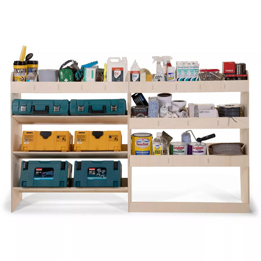 Citroen Dispatch 2016+ MWB Toolbox Storage DOUBLE Van Racking & Tool Organiser