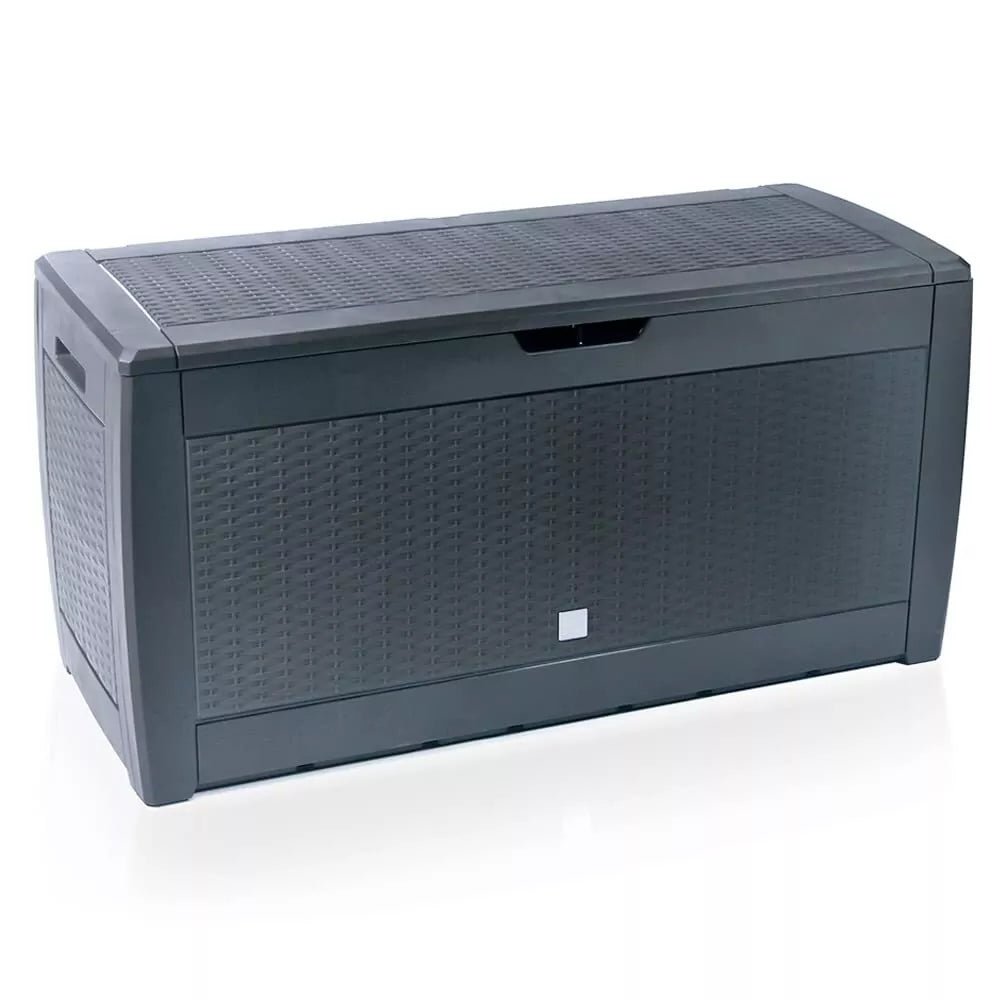Outdoor Garden Storage Box 310L Plastic Anthracite