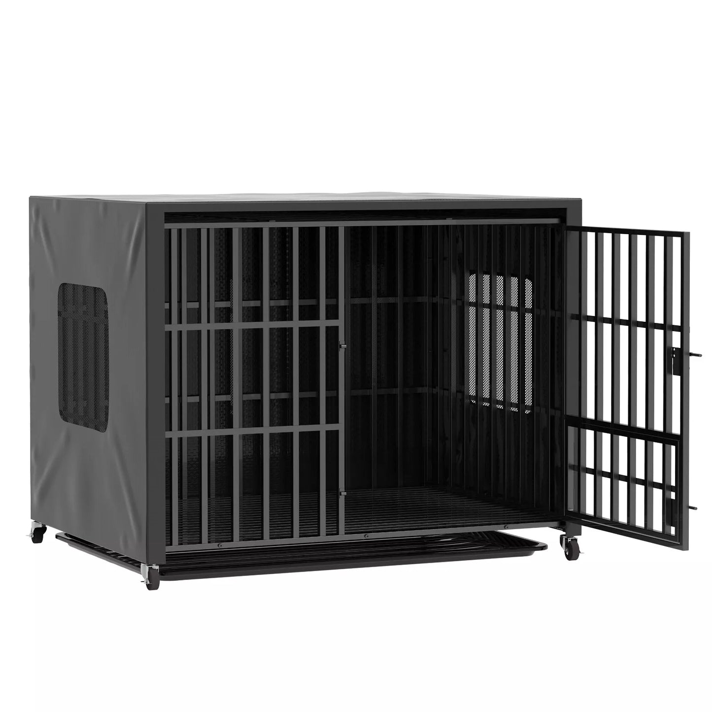Waterproof Cover for Heavy Duty Pet Dog Cage Strong Metal Crate Kennel