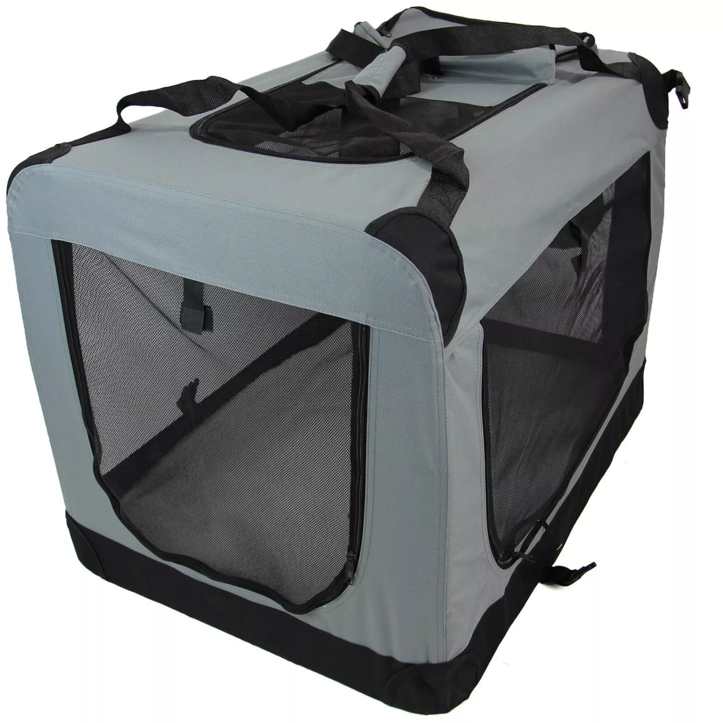 Fabric Dog Crate Cat Puppy Pet Carrier Travel Portable Kennel Cage House