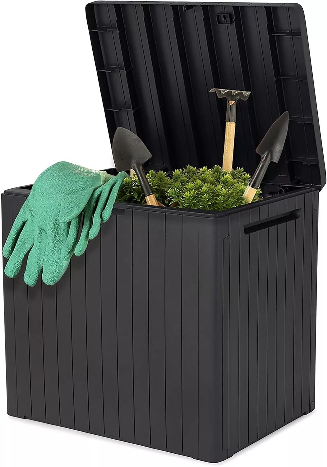 113L Outdoor 96% recycled Small Balcony Garden Furniture Storage Box