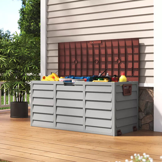 Storage Sheds Waterproof Moving Lockable Garden Deck Box Storage Container Box