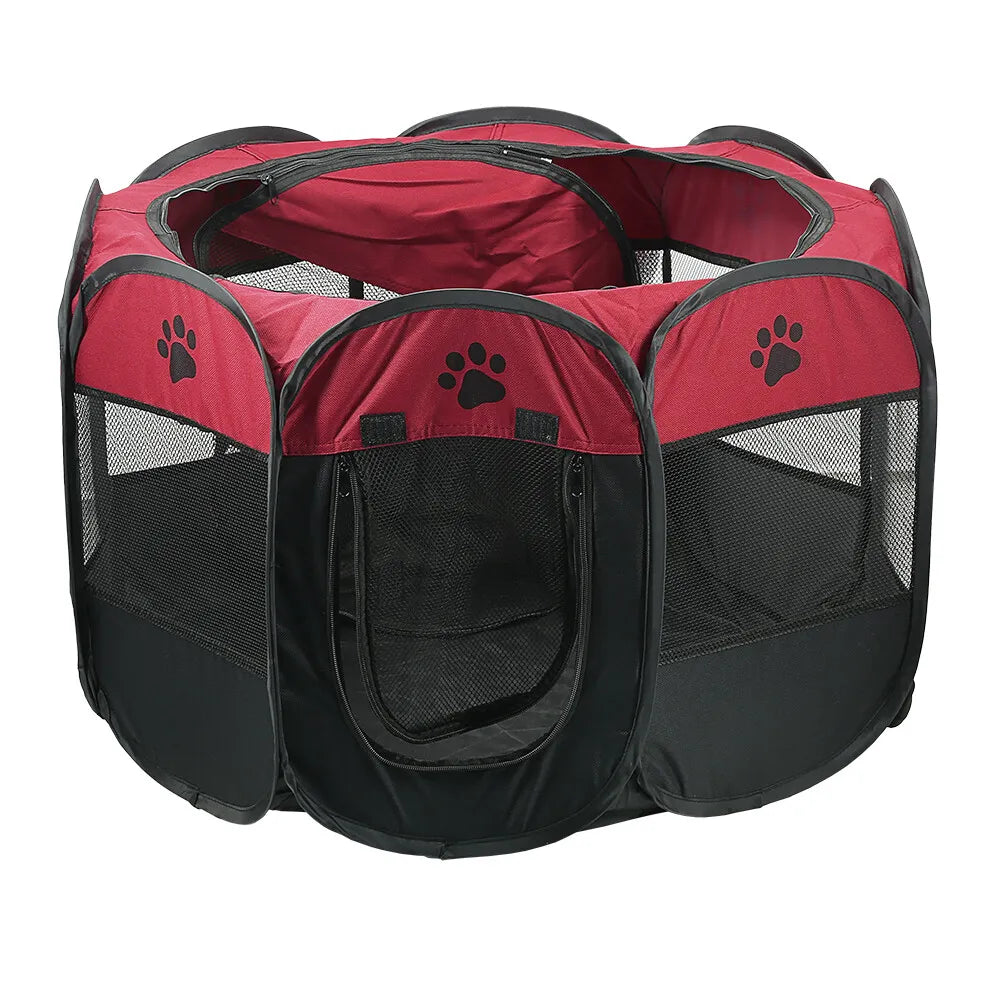 Foldable Soft Fabric Dog Crate Cat Cage Pet Portable Travel Puppy Play Pen Tent
