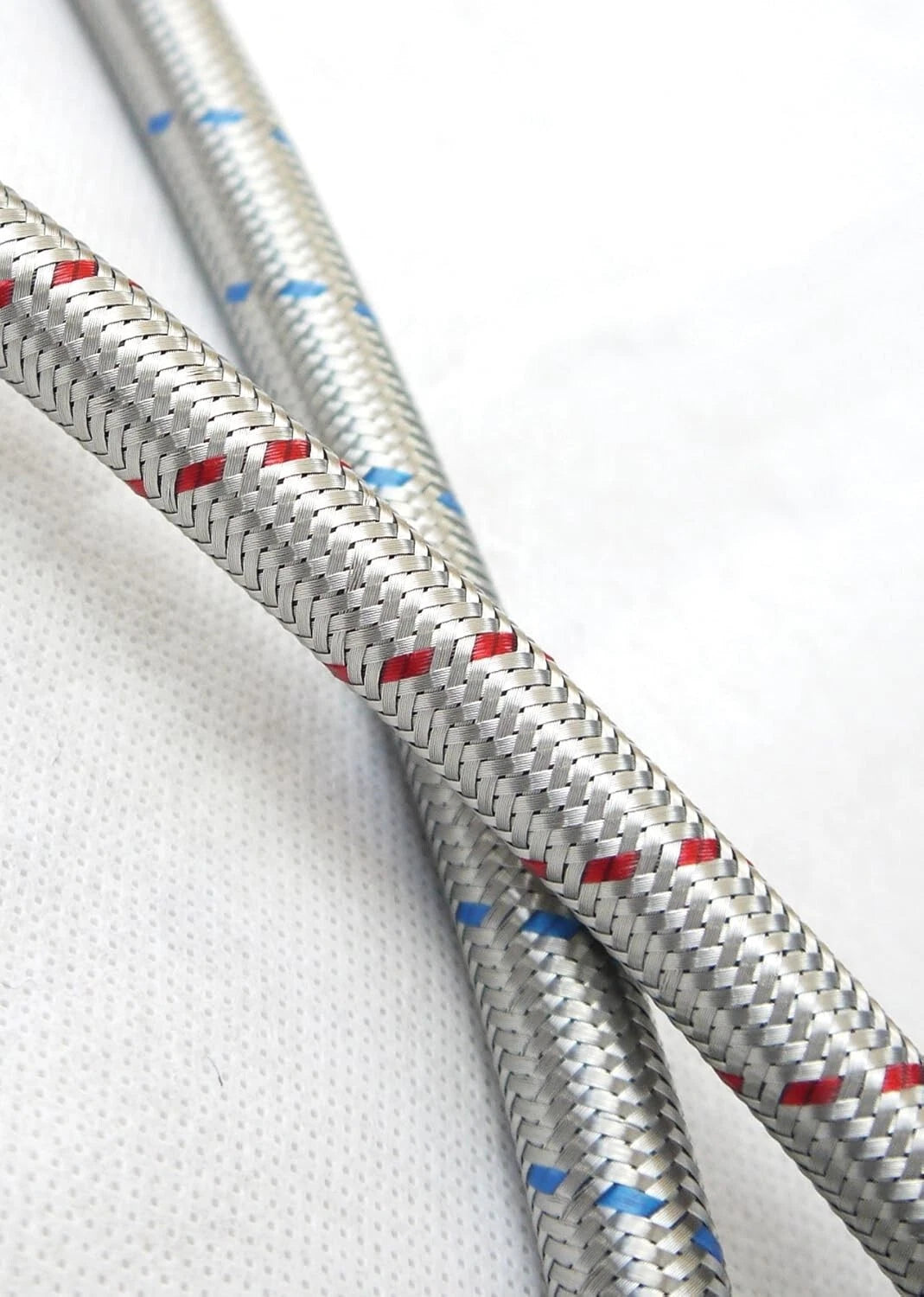 2X M12x1/2 BSP (300mm) Flexible Tap Connectors for Monobloc Mixer Taps