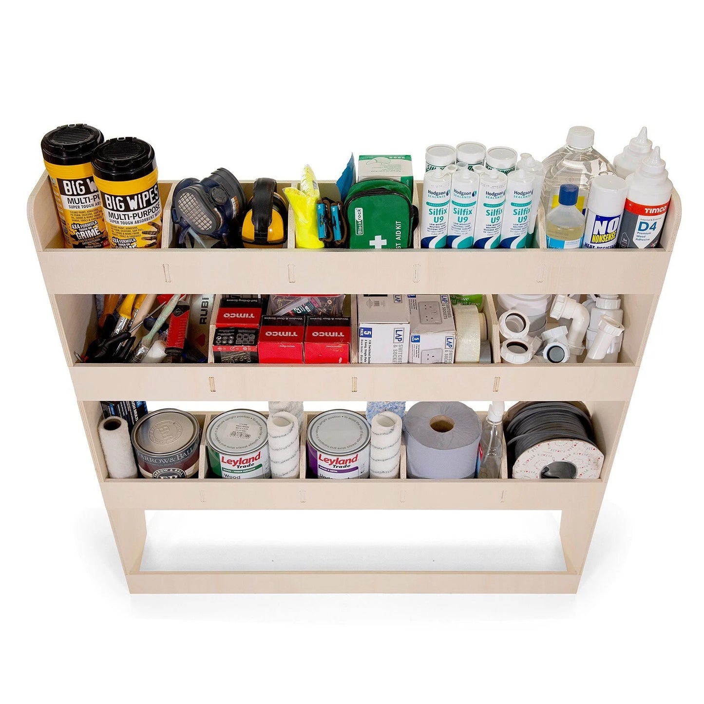 Vauxhall Combo SWB 2019+ Driver Side Van Racking Tool Storage Shelving Organiser