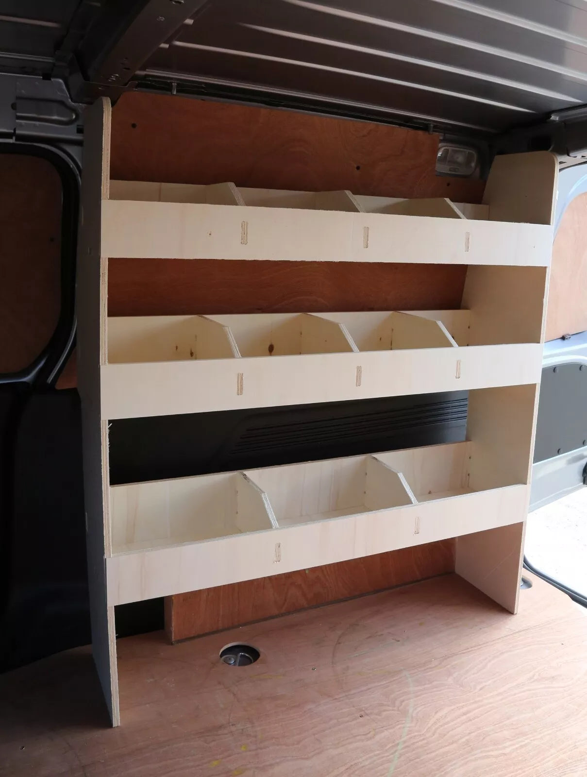 Vauxhall Combo LWB 2019+ Van Racking Tool Storage Shelving OS Rear