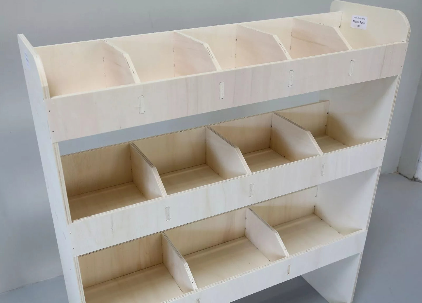 Peugeot Expert 2016+ MWB Van Racking Tool Storage Shelving Van Organiser NS Rear
