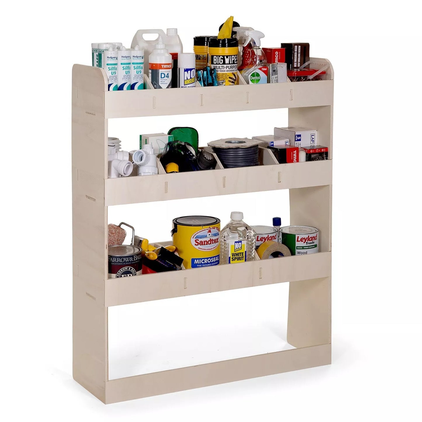 Renault Trafic Traffic SWB 2015+ Van Racking Tool Storage Shelving OS Rear
