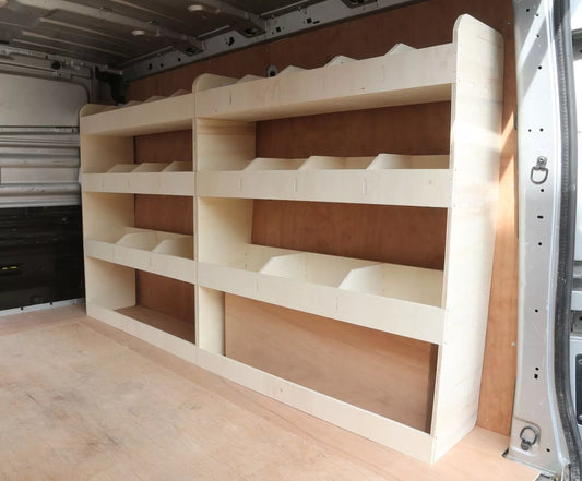 Vauxhall Vivaro SWB 2015-19 Full Driver Side Van Racking Tool Storage Shelving