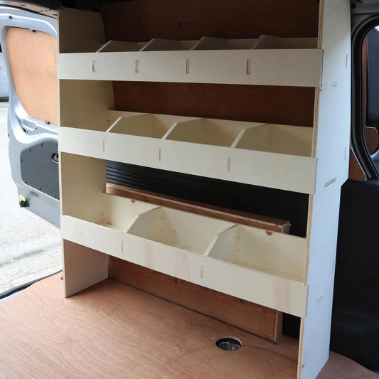 Vauxhall Combo LWB 2019+ Van Racking Tool Storage Organiser Shelving NS Rear