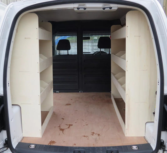 VW Caddy SWB (2004-2020) Double Units Van Racking Shelving Tool Storage