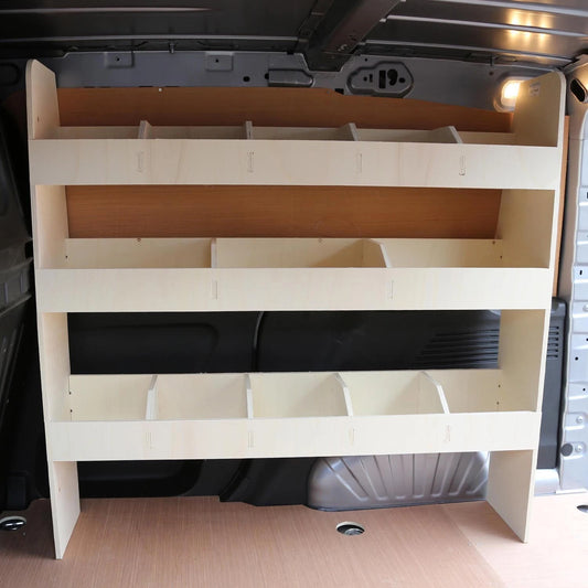 Vauxhall Combo SWB 2019+ Driver Side Van Racking Tool Storage Shelving Organiser