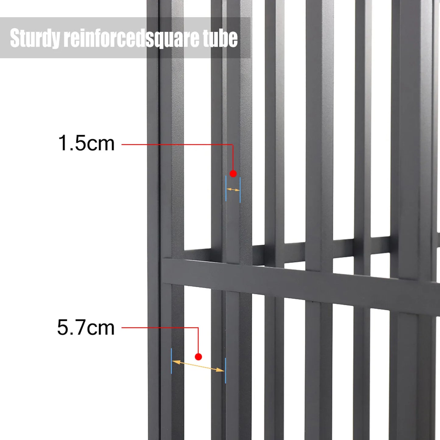 Heavy Duty Pet Dog Cage Strong Metal Crate Kennel Playpen Movable Wheel