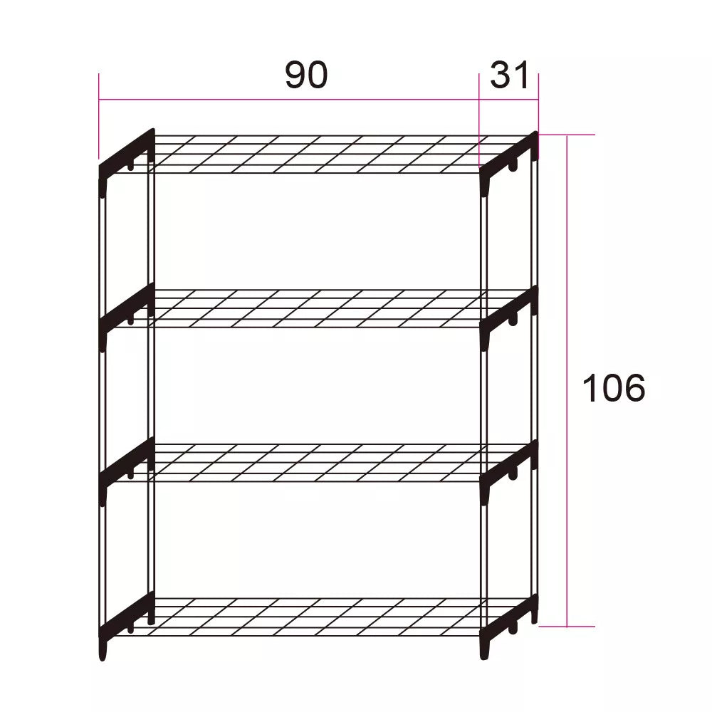 2 x Greenhouse Staging Shed Garage Storage Steel Shelving Shelves Racking Unit