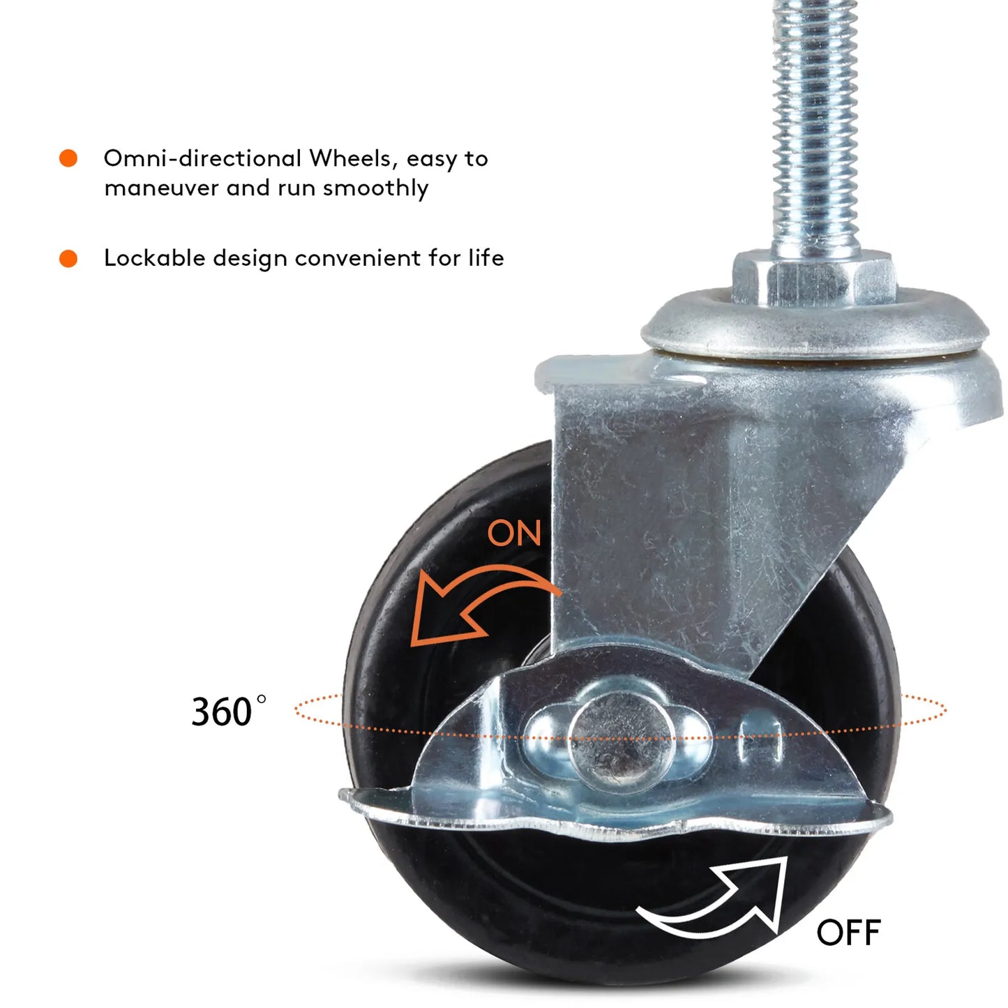 Heavy Duty Pet Dog Cage Strong Metal Crate Kennel Playpen Movable Wheel