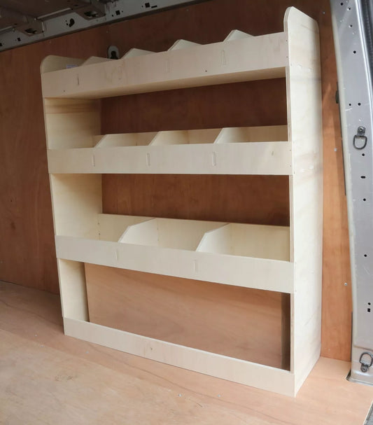 Vauxhall Vivaro LWB 2015-19 Van Racking Tool Storage Organiser Shelving OS Rear