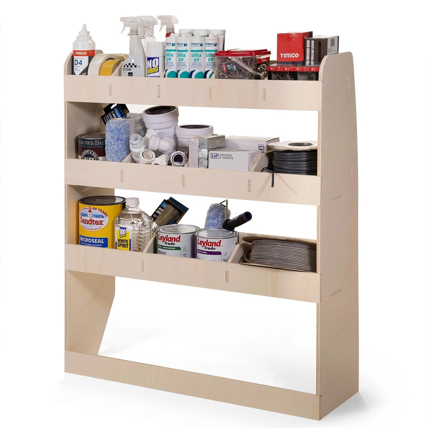 Vauxhall Vivaro SWB 2019+ DOUBLE Van Racking Tool Storage Shelving Van Organiser