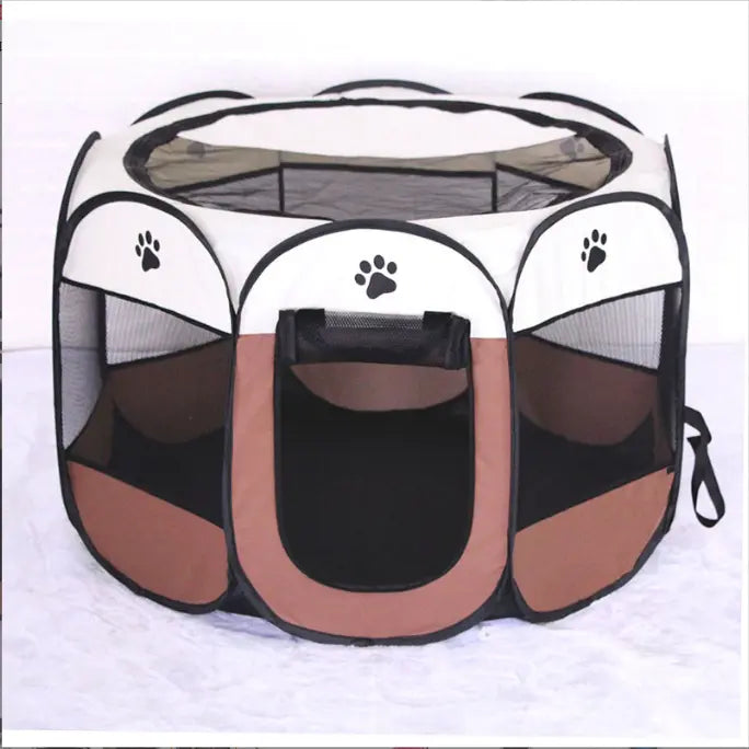 Foldable Soft Fabric Dog Crate Cat Cage Pet Portable Travel Puppy Play Pen Tent