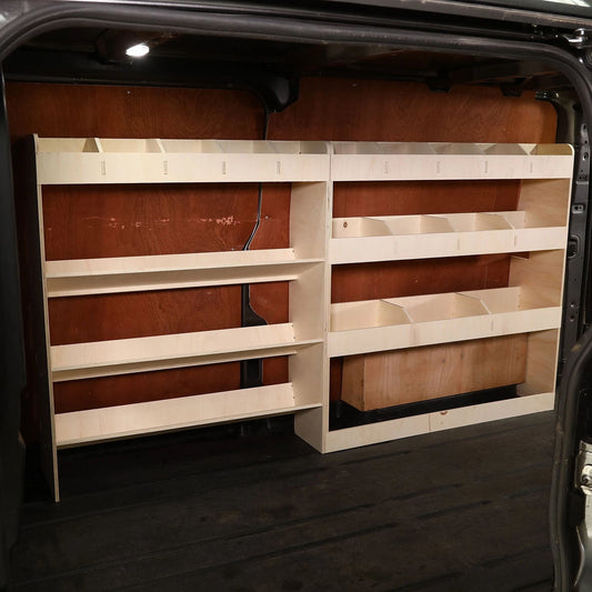 Vauxhall Vivaro 2019+ LWB Toolbox Storage DOUBLE Van Racking & Tool Organiser