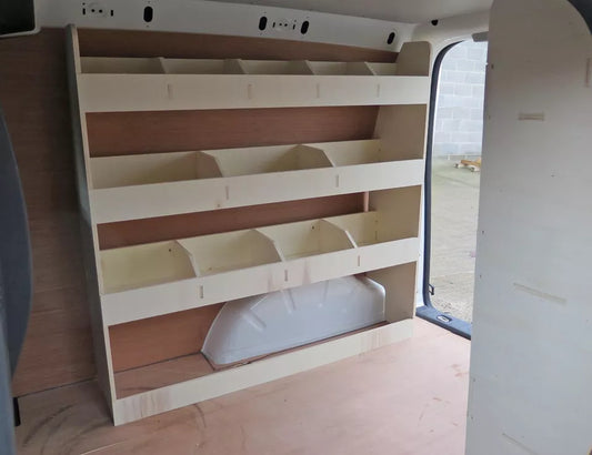 VW Caddy SWB (2004-2020) Double Units Van Racking Shelving Tool Storage