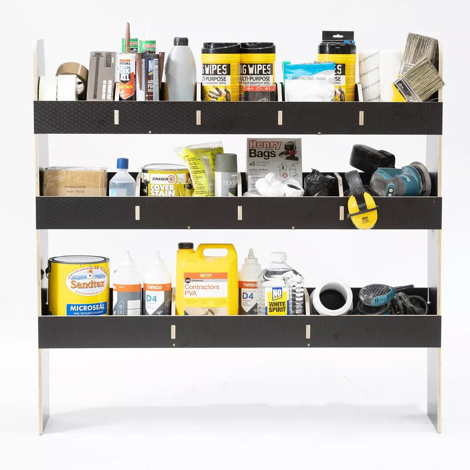 Fiat Doblo L1 (SWB) 2022+ Driver Side HEXABOARD Van Racking Storage Shelving
