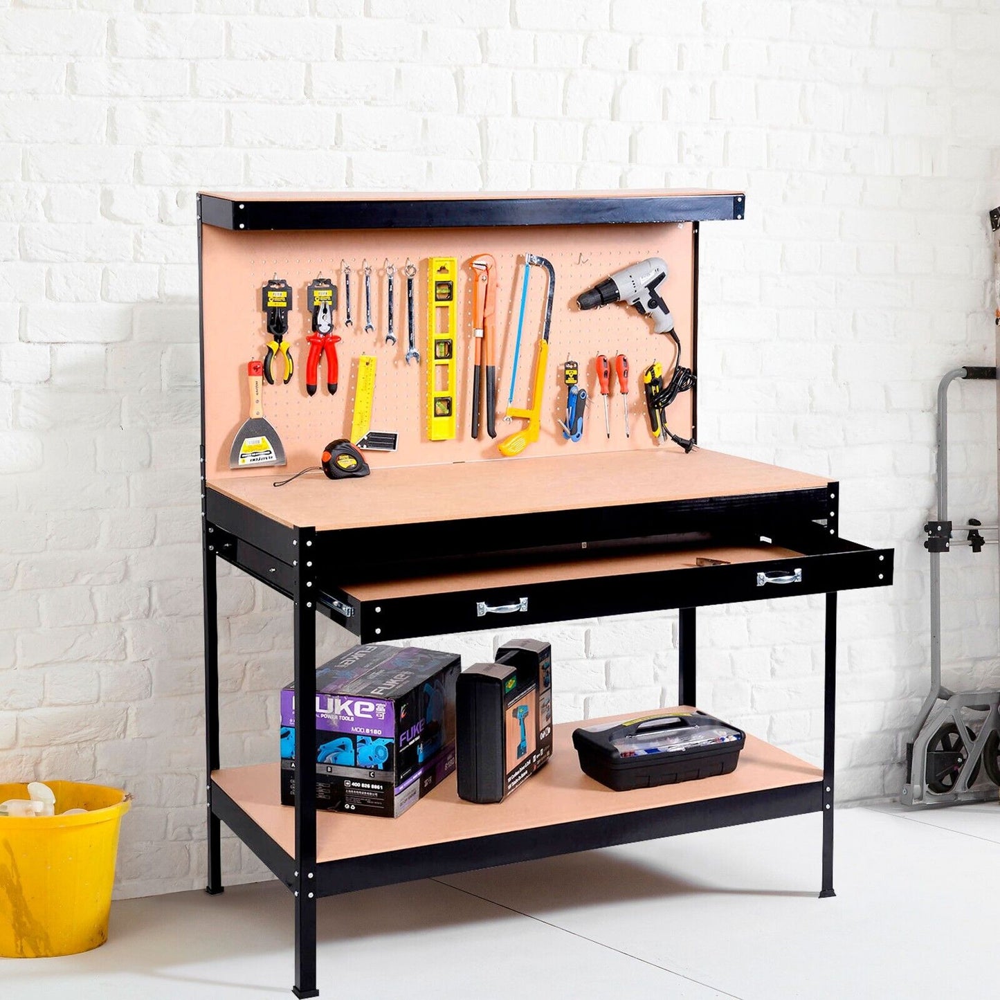 Heavy Duty Metal Workbench Workstation
