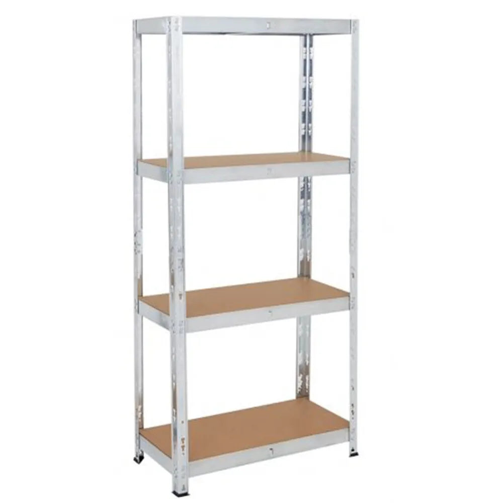 4 Tier Racking Shelf Heavy Duty Garage Shelving Storage Shelving Unit 150x75x30cm