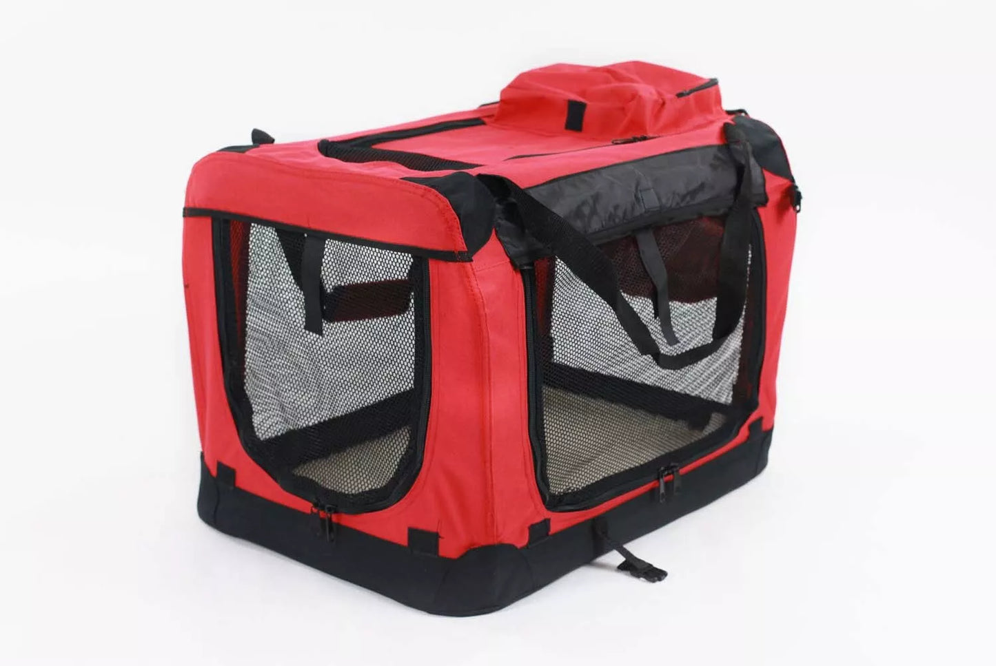 Fabric Dog Crate Cat Puppy Pet Carrier Travel Portable Kennel Cage House