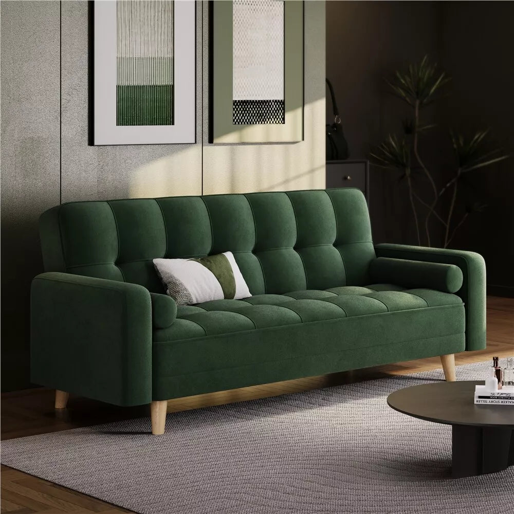 Fabric Sofa Bed 3 Seater Click Clack Living Room Recliner Couch Sofa Living Room