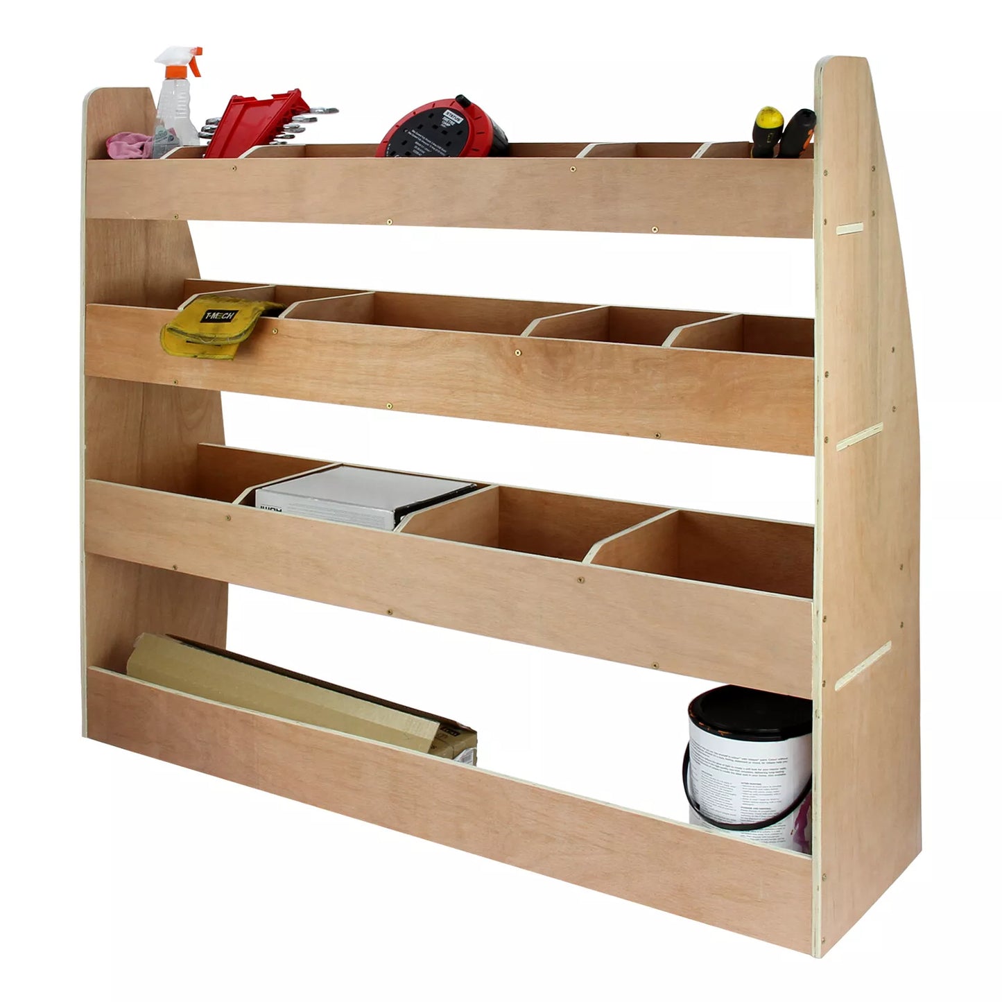 Van Racking Storage Shelving System Ply Tool Rack Ply Unit / VW Caddy SWB Van