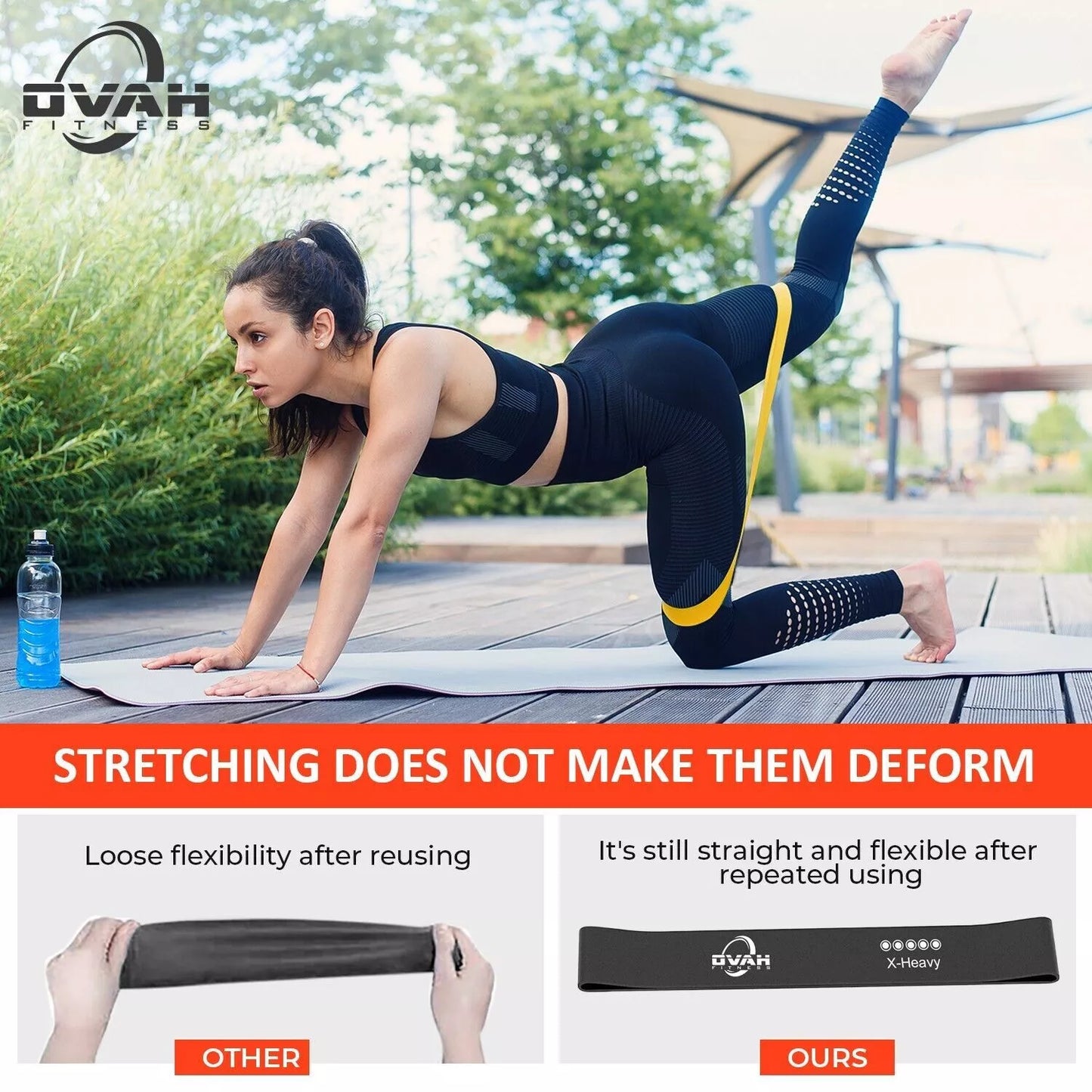 Resistance Bands Exercise Sports Loop Fitness Home Gym Yoga Latex Set Or Singles