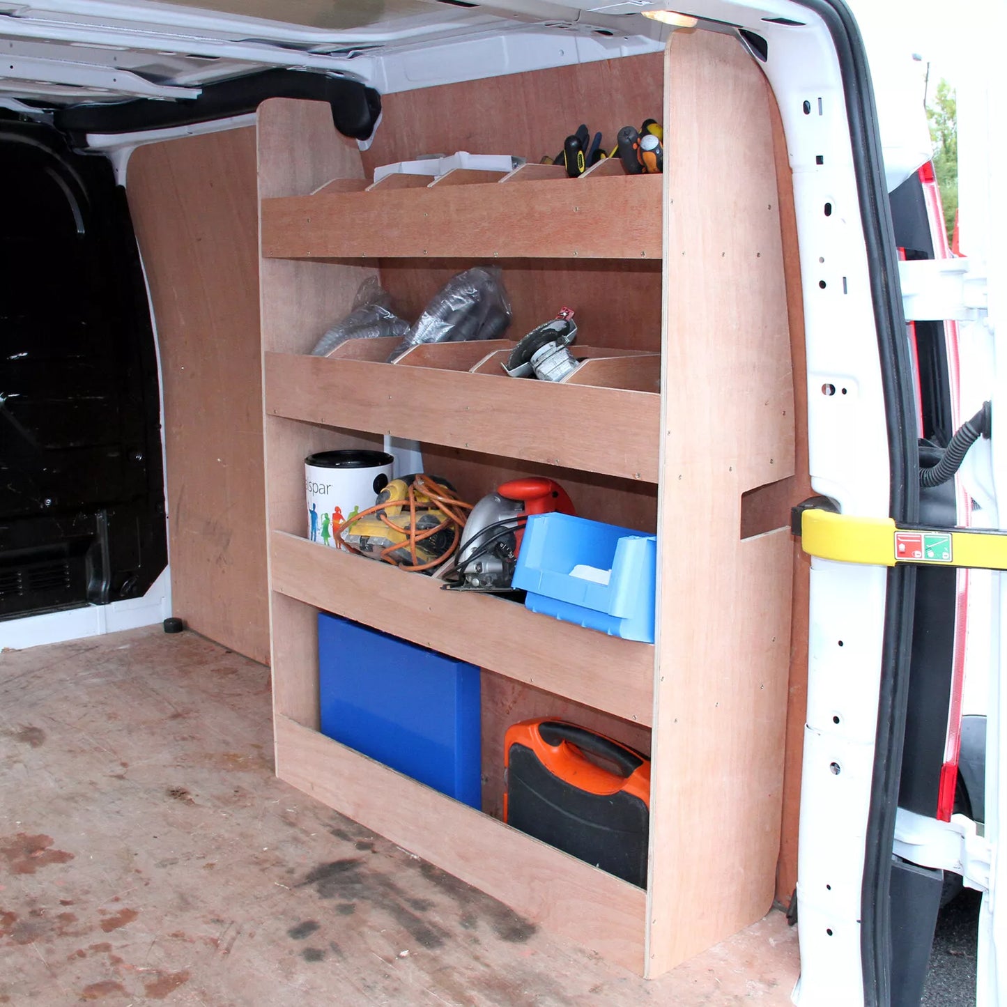 Van Racking Storage Shelving System Ply Tool Rack Ply Unit / Ford Transit SWB Van