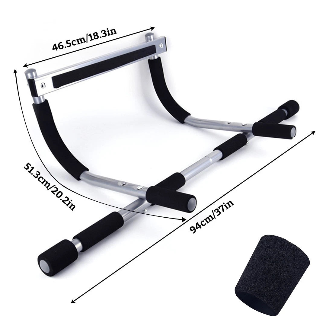Doorway Pull Up Bar Chin Up Sit-Up Strength Body Workout Exercise Fitness Gym UK