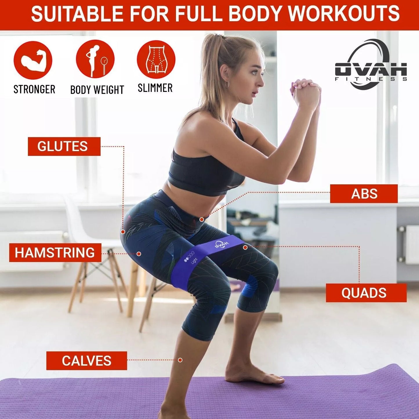 Resistance Bands Exercise Sports Loop Fitness Home Gym Yoga Latex Set Or Singles